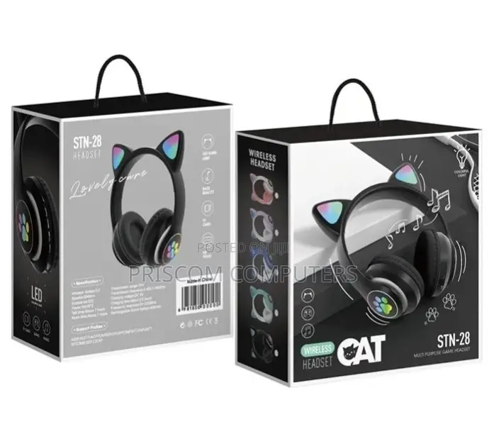 Wireless Bluetooth Headphone Headset Luminous for Gaming