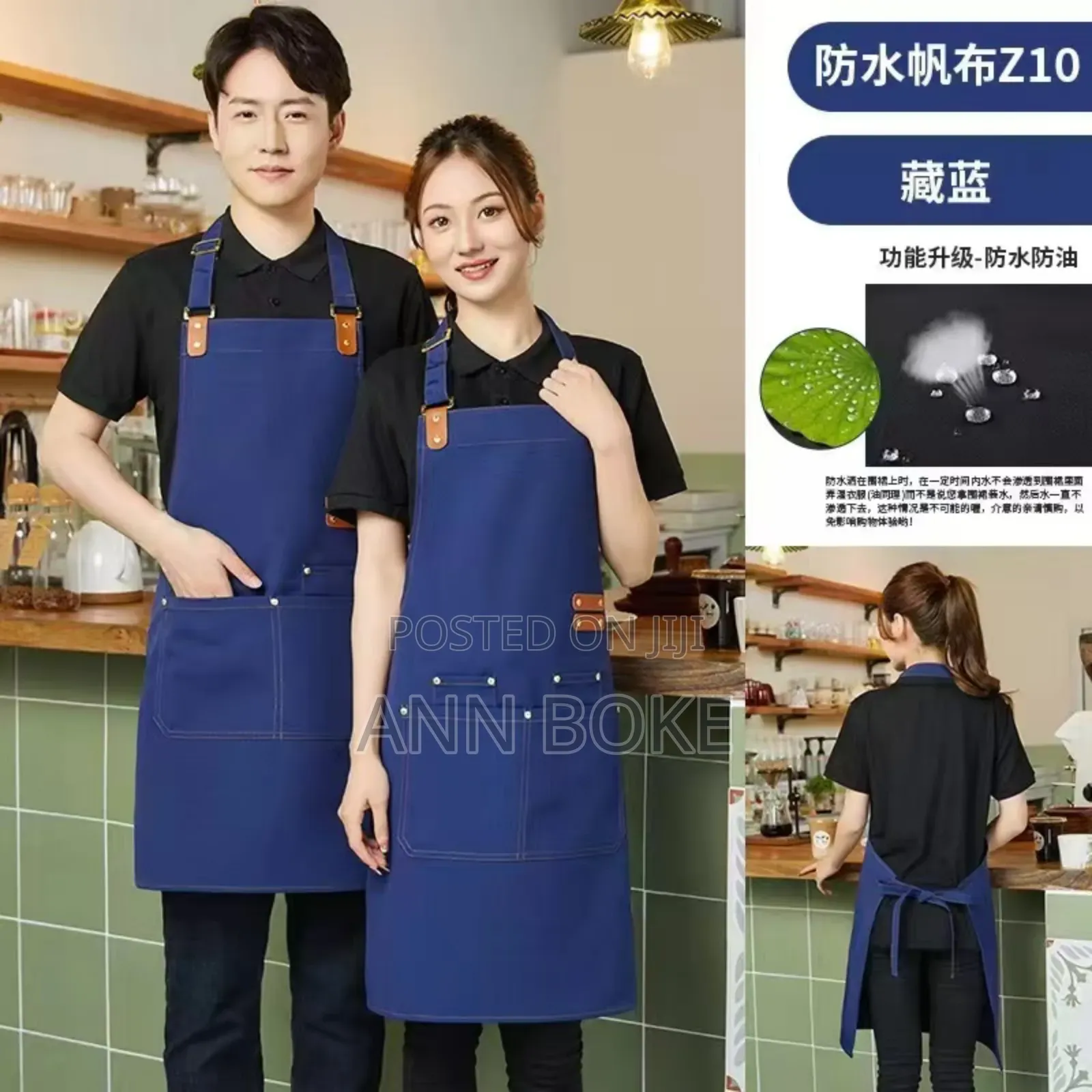 Available Premium Upscale Apron With Pockets And