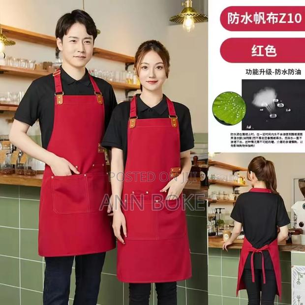 Available Premium Upscale Apron With Pockets And - thumbnail 4