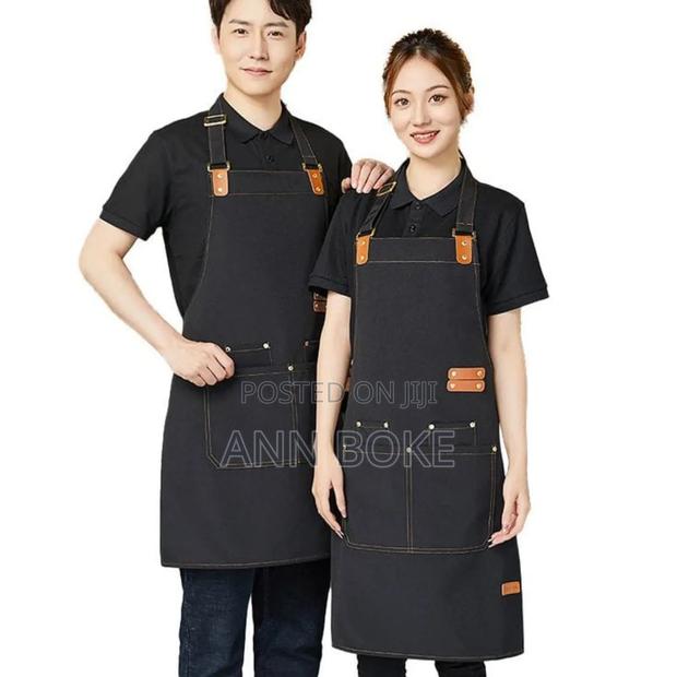 Available Premium Upscale Apron With Pockets And - thumbnail 5