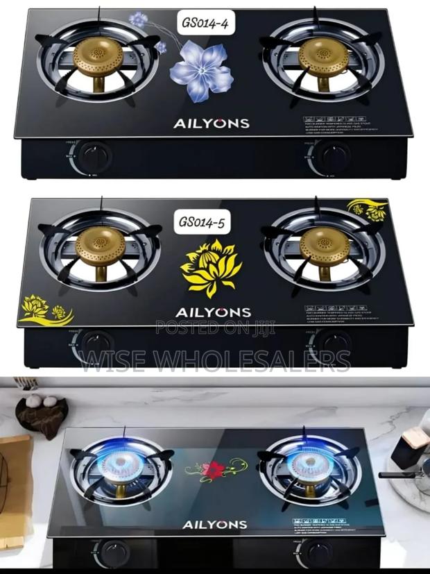 *Ailyons Glass Table Top 2 Burner Available