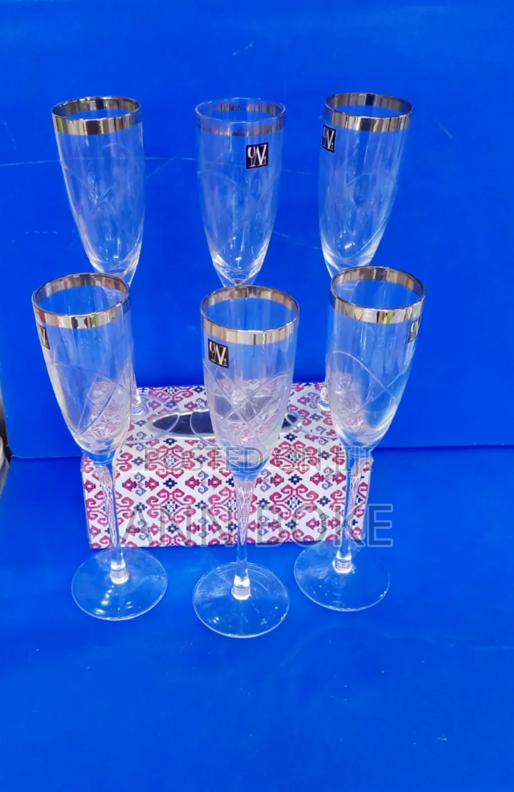 6 PCS Fruit Champne Glasses Available