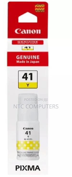 Canon Ink Bottle Gi-41 Yellow - thumbnail 2