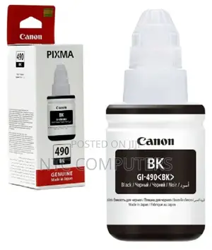 Canon Ink Bottle Gi-490 Black - 135ml