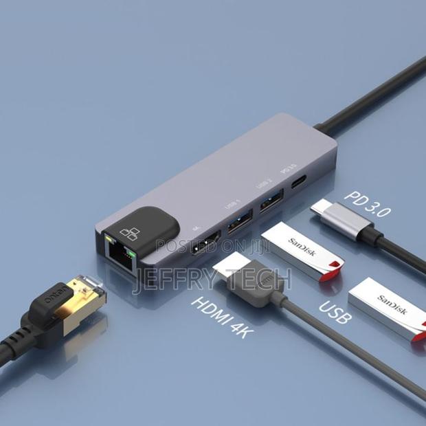 Gift Usb Hub Type-C Portable Multifunctional Hub Docking - thumbnail 2