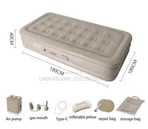 Self Inflatable Bed +2 Inflatable Pillows