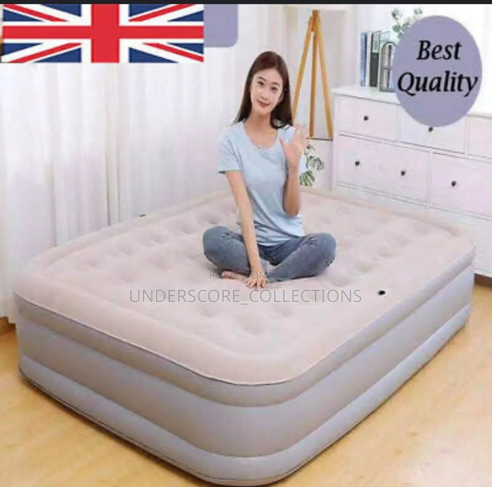 Self Inflatable Bed +2 Inflatable Pillows