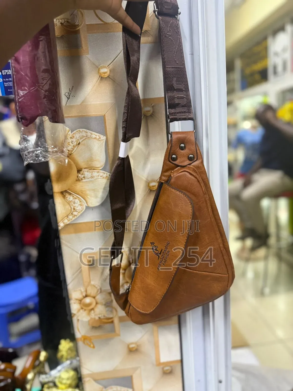 Leather Unisex Crossbody Sling Bags –