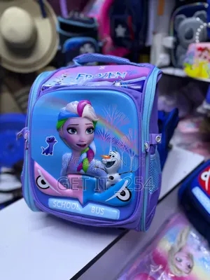 Cartoon Themed Box Bags For Grade 1 To 6 With Kids Favorite