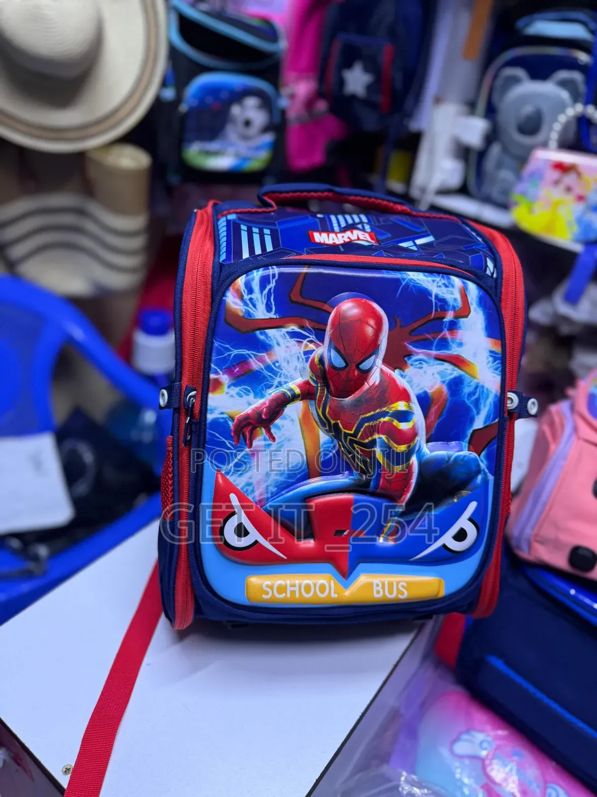 Cartoon Themed Box Bags For Grade 1 To 6 With Kids Favorite