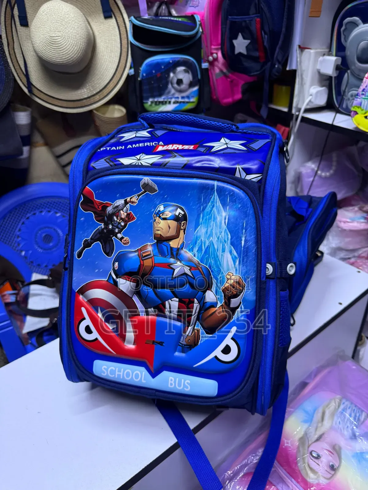 Cartoon Themed Box Bags For Grade 1 To 6 With Kids Favorite