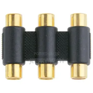 Gold-Plated RGB Female to Female Connector