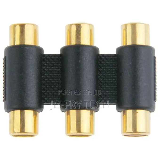 Gold-Plated RGB Female to Female Connector