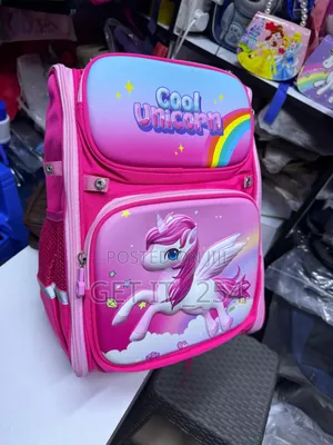 Cartoon Themed Box Bags For Grade 1 To 6 With Kids