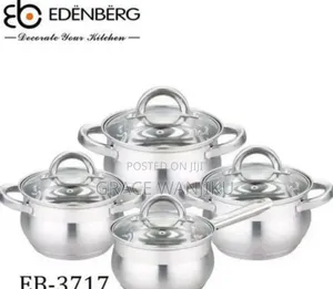 *8pc Edenburg Stainless Steel Cookware*