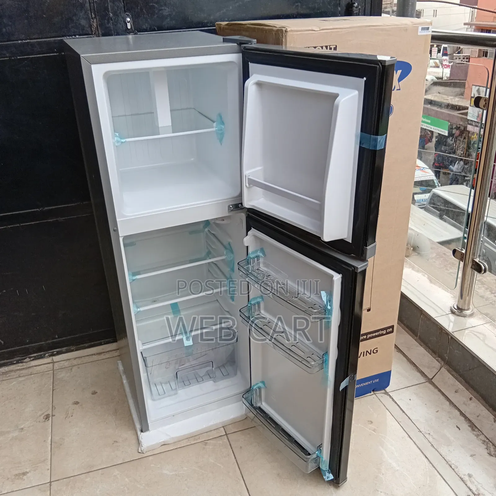 Ecomax Refrigerator 138l Double Door