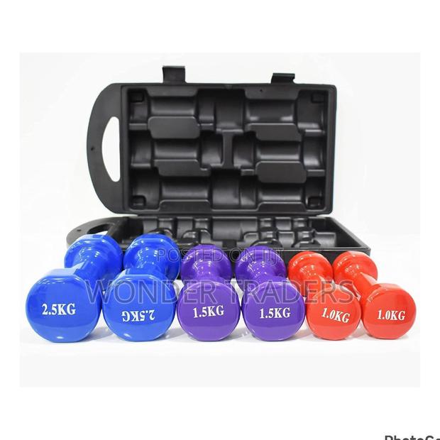 *Neoprene Coated Dumbell Set(Packed in a Case)*