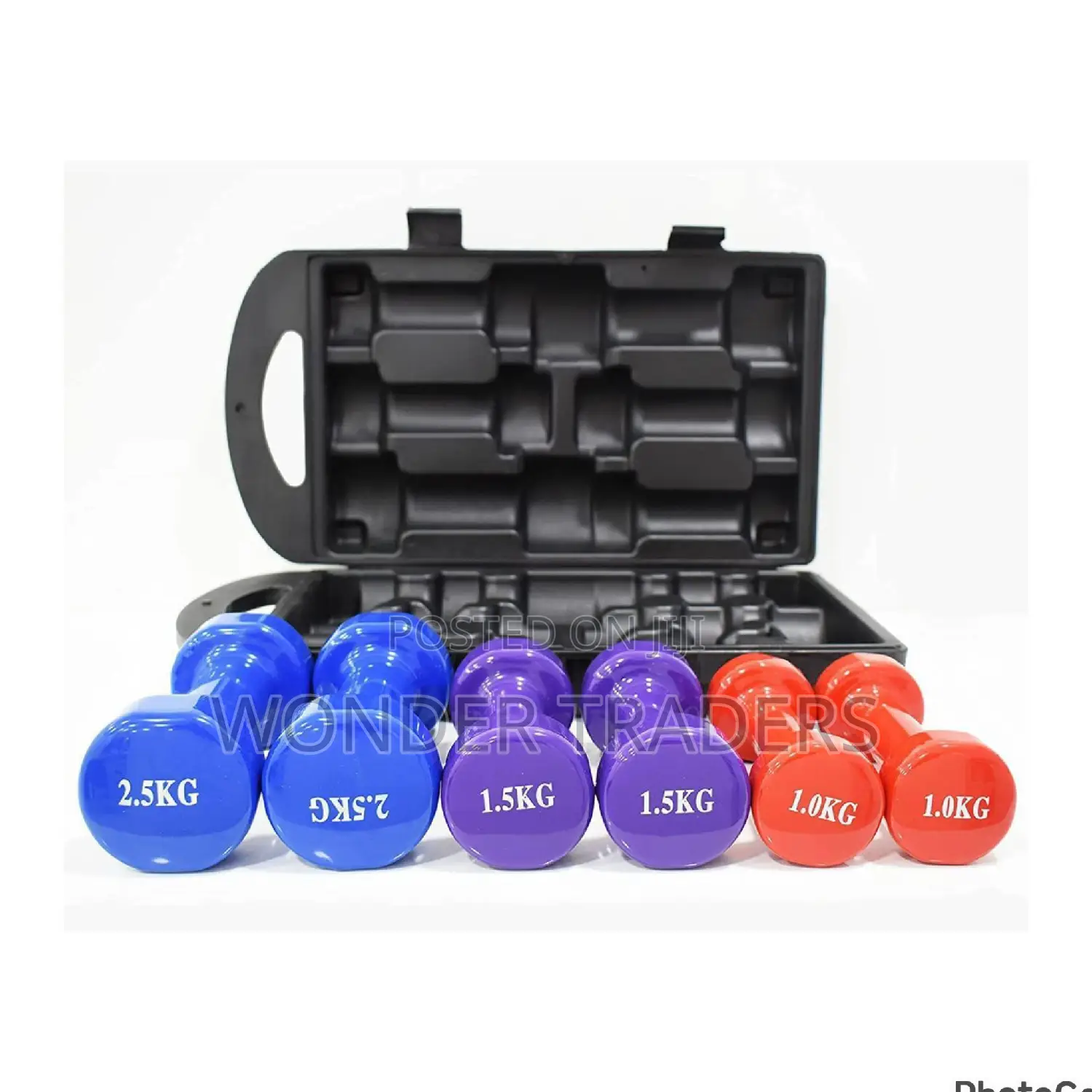 Neoprene Coated Dumbell Set.