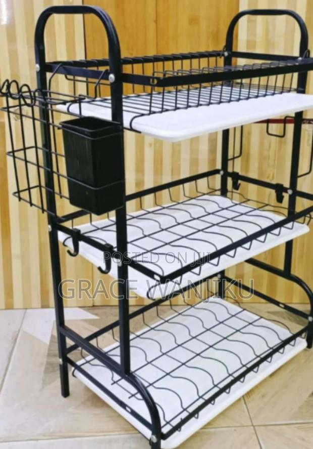 *3 Tier High Quality Carbon Steel Dish Rack