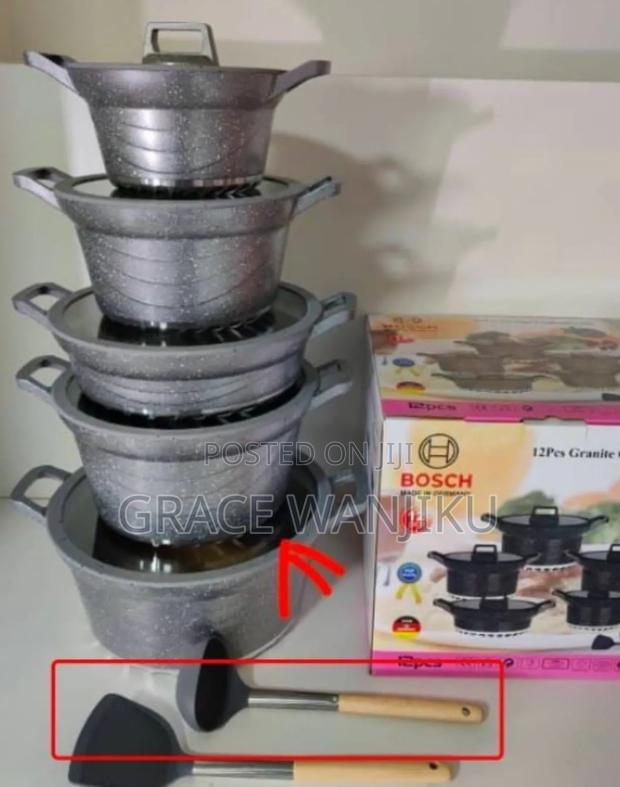 *_12pc Bosch Cookware With Silicone Lids*