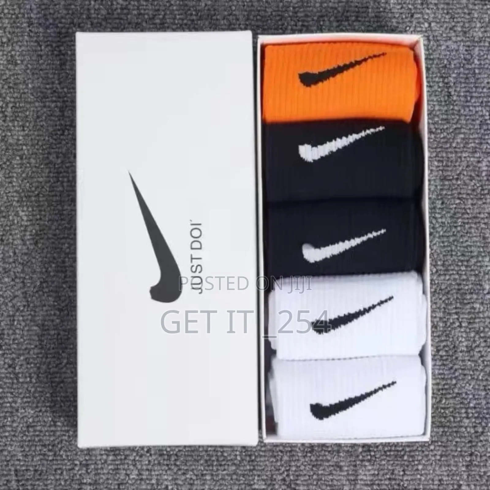 *5pairs Tube Nike Cotton Socks Pack*

♦ Size: Free Size