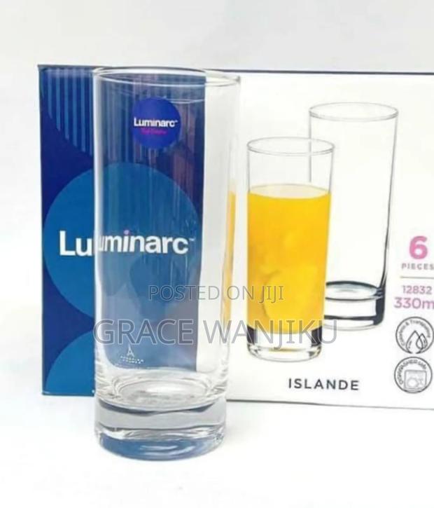 *Set of 6 Luminarc(Islande) Glasses