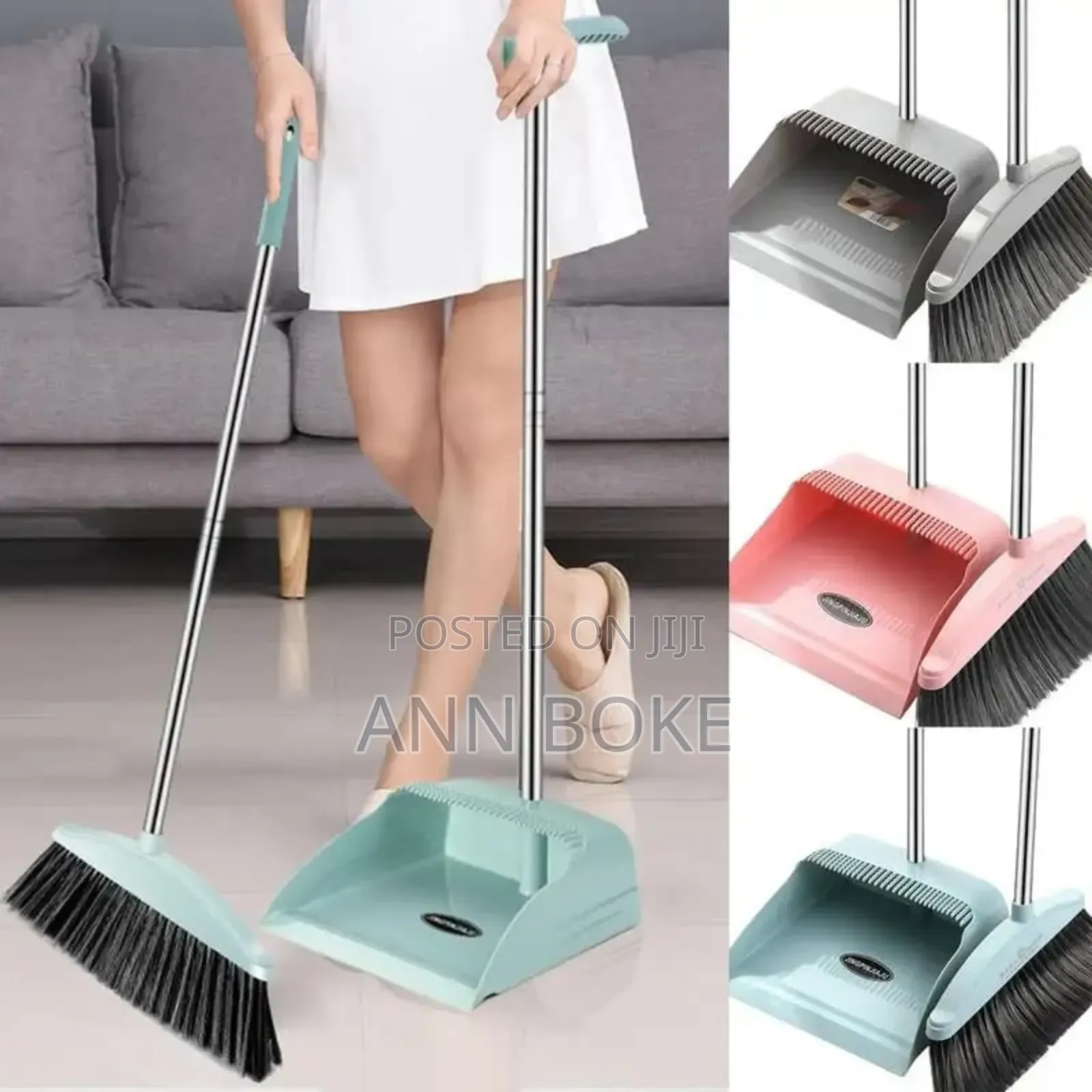 *2 in 1 Flexible Broom and Dustpan K