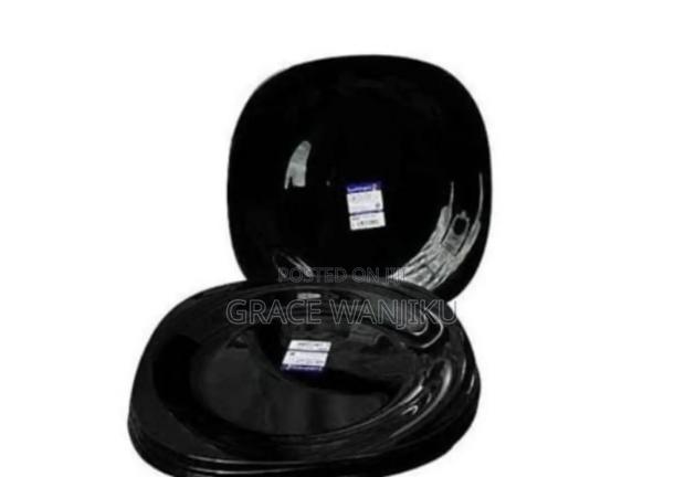 *Set of 6 Luminarc Square Dinner Plates *