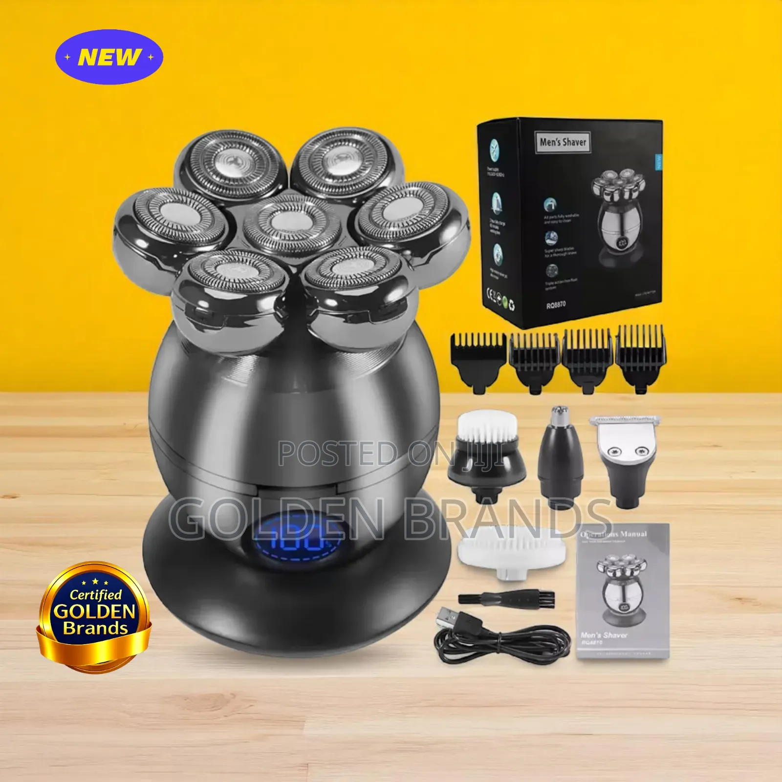 Electric Shaver 5 in-1 Portable 7d Floating Cutters