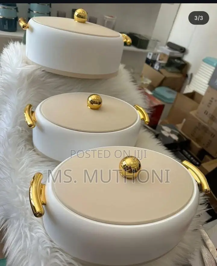 Premium Quality *Oval Luxurious Classy Insulated Hotpots*