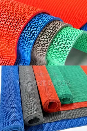 Porous PVC Antislip Rubber S-Mats for Slippery Surfaces