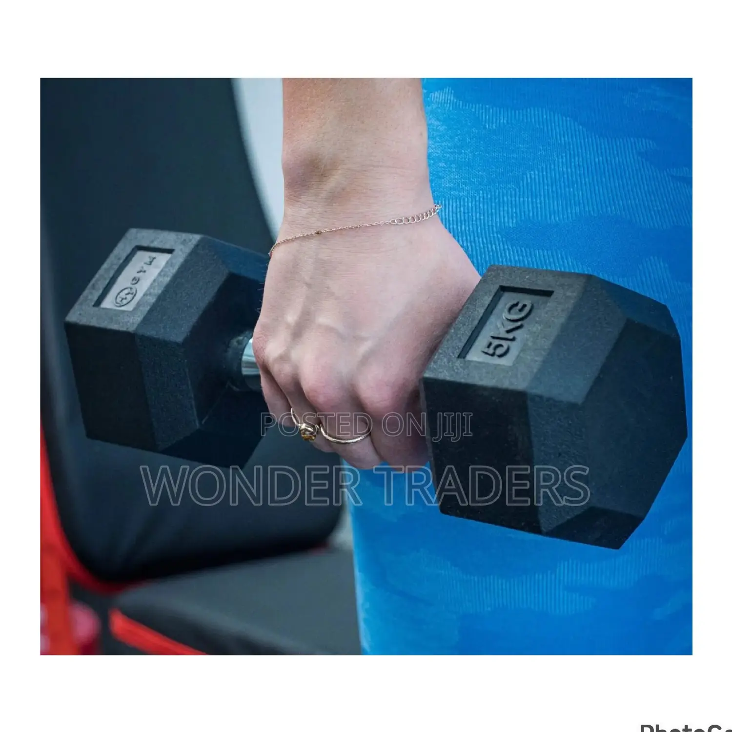 Hexagon Dumbbells(Sold Per Single Hand)*5kg