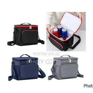 Multi Coloured Single Cube Insulated Food Bags - thumbnail 2