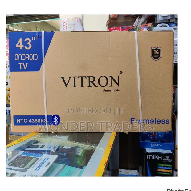 Vitron 43 Inches Smart Android Frameless With Bluetooth . - thumbnail 2