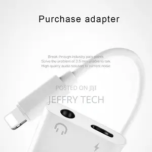 2 in 1 Audio Charger Adapter Cable for iPhone 11 Xs Max Xr X
