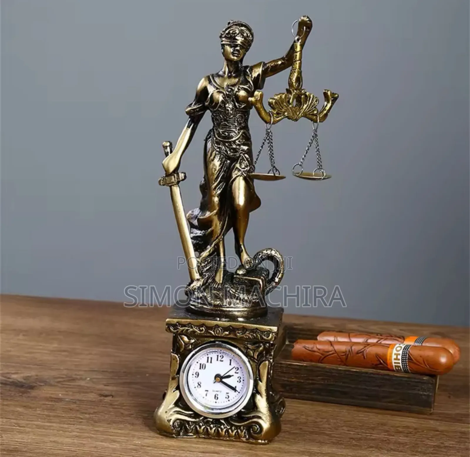 Legal Resin Sculpture Justice Symbol of Honesty Goddess