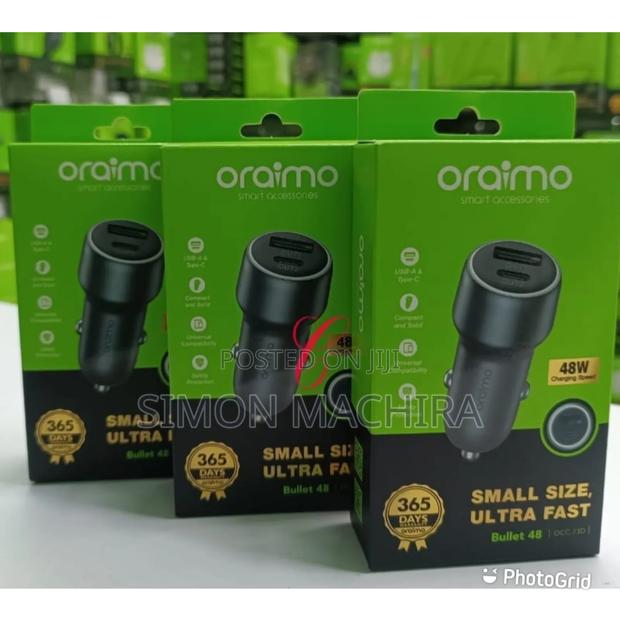 Oraimo Bullet 48w Ultra Fast Car Charger