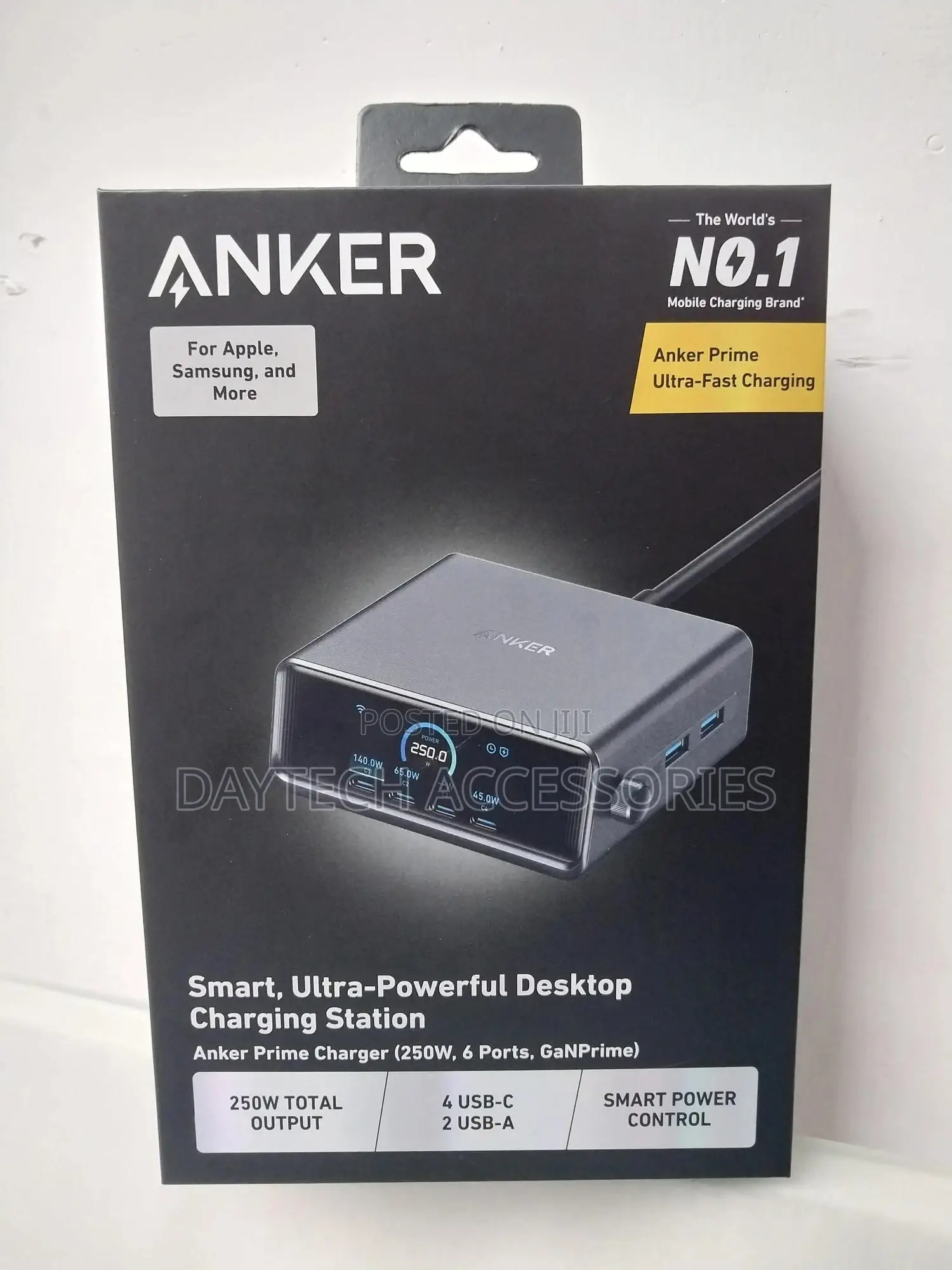 Anker Prime 250w 6 Ports Powerful Desktop Charging Station