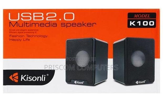 Kisonli K100 Usb Multimedia Speaker Computer Laptop Desktop - thumbnail 2