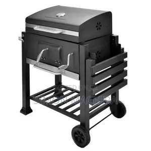 Barbecue Portable BBQ Grill Outdoor Large Charcoal Trolley