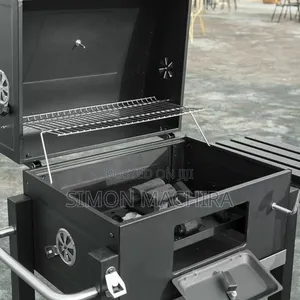 Barbecue Portable BBQ Grill Outdoor Large Charcoal Trolley