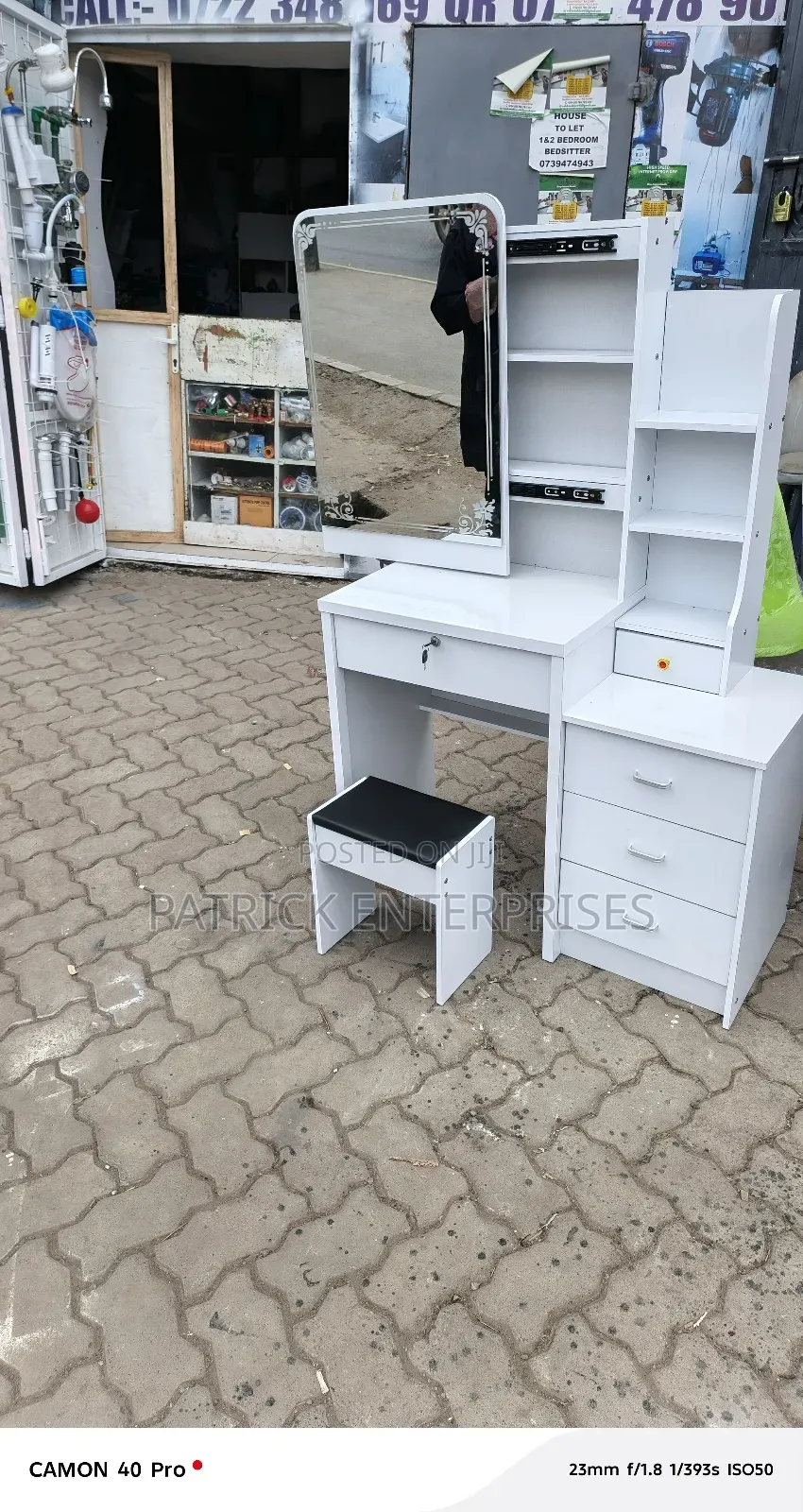 Imported Dressing Tables Plus Eames Chairs