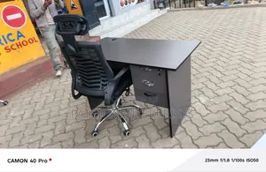 1.2 Mtrs Office Desk Plus Headrest Office Chair