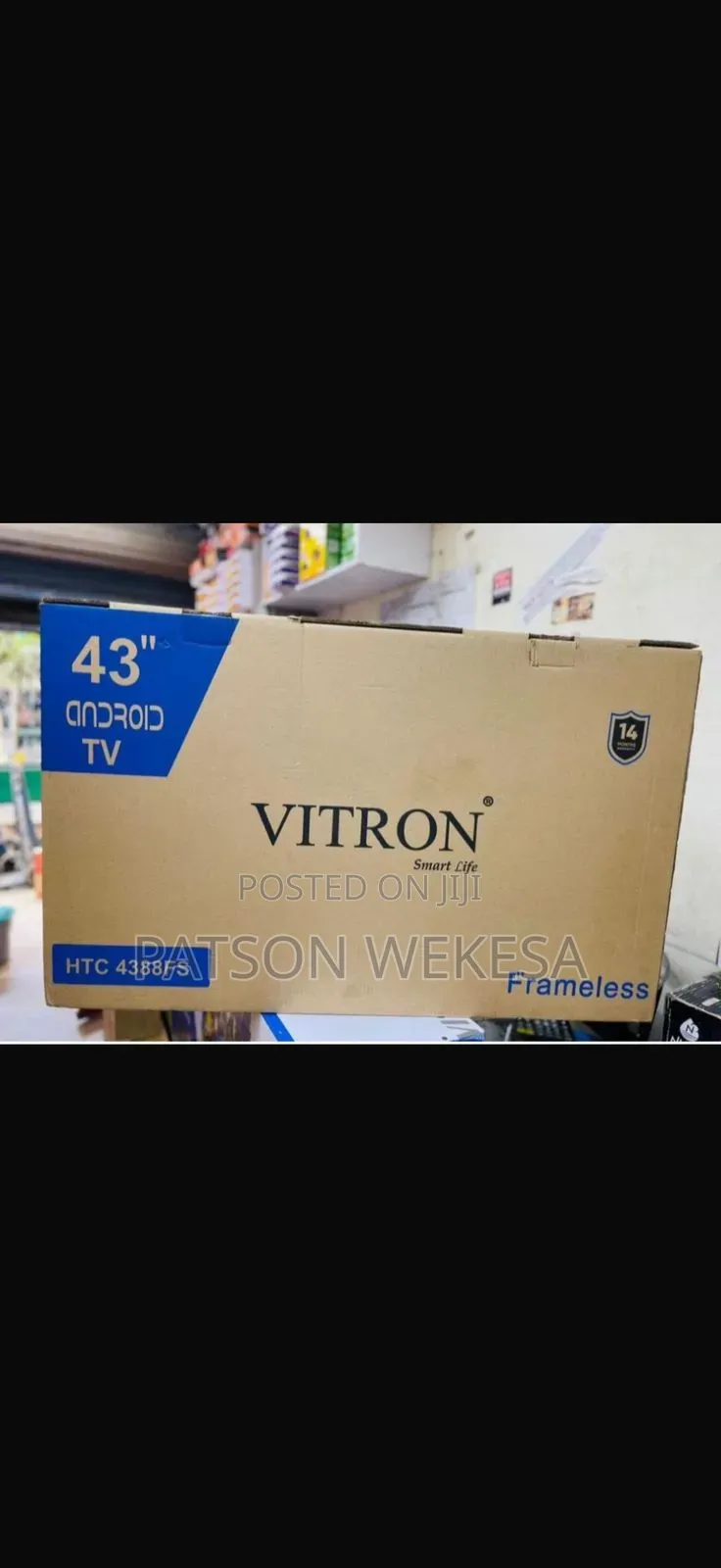 Vitron 43 Inch Frameless Smart Android Full Hd Tv – Bt