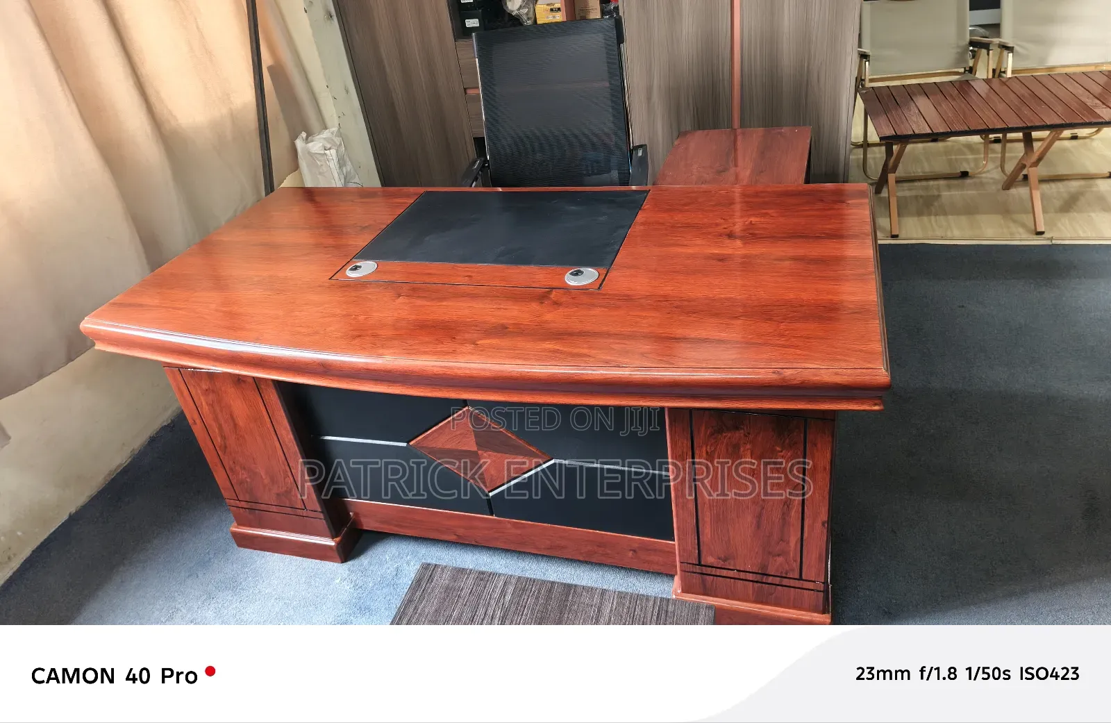 Executive Imported Modern Mahogany Office/Home Desk 1.6 Mtr