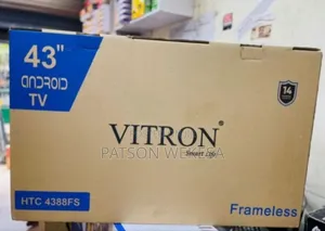 Vitron 43 Inch Frameless Smart Android Full Hd Tv – Bt