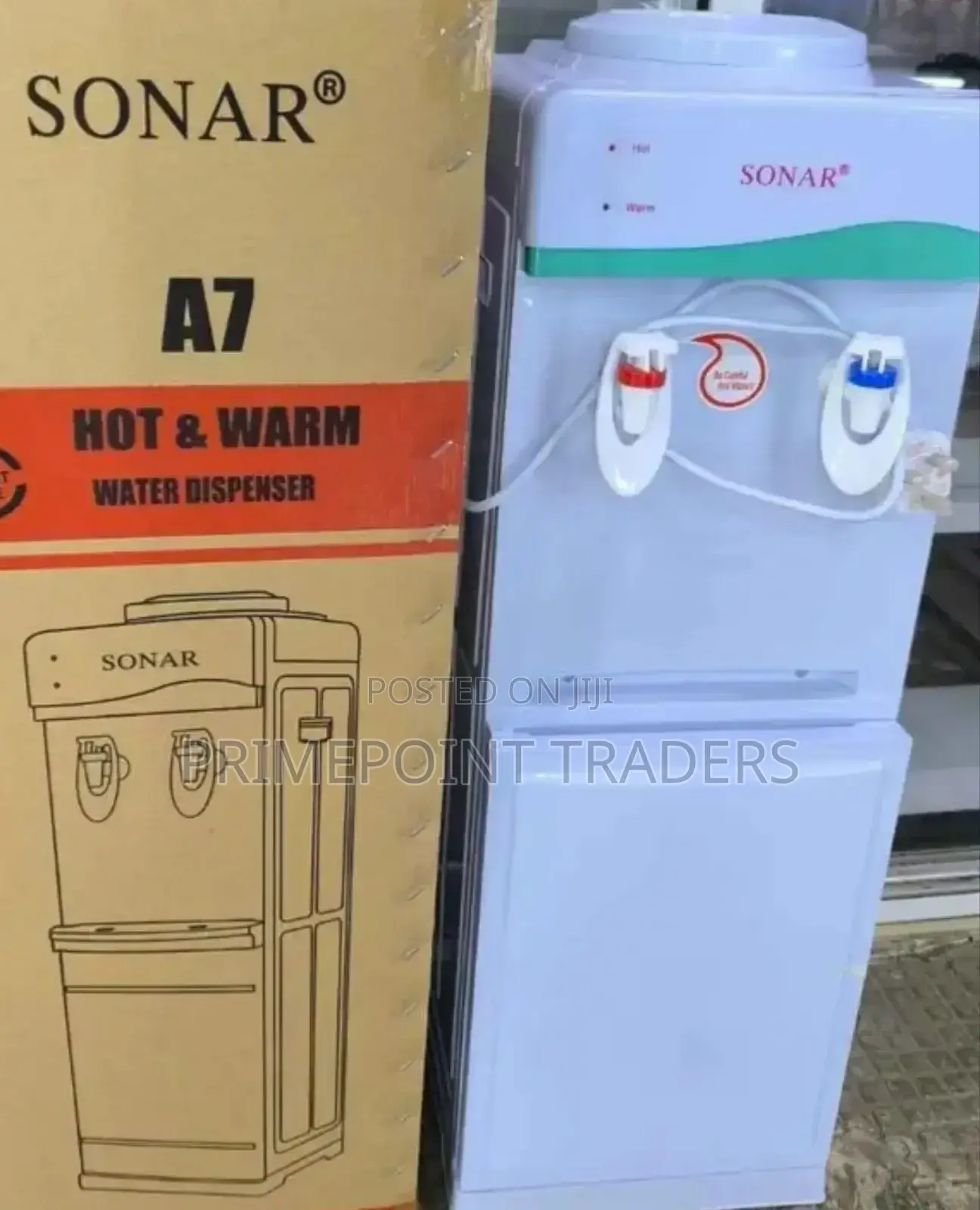 Water Dispenser Sonar A7 (Hot and Normal) White