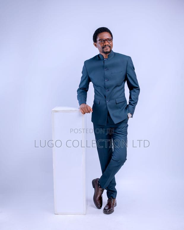 Custom Made Mandarin Collar Suits - main view