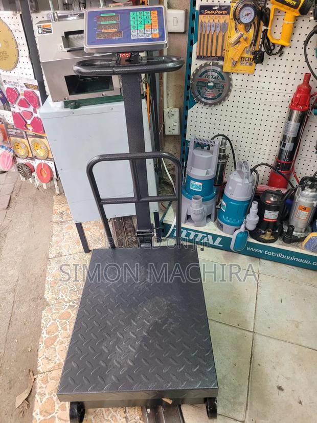 600kg Measuring Platform Scale With Wheels - main view