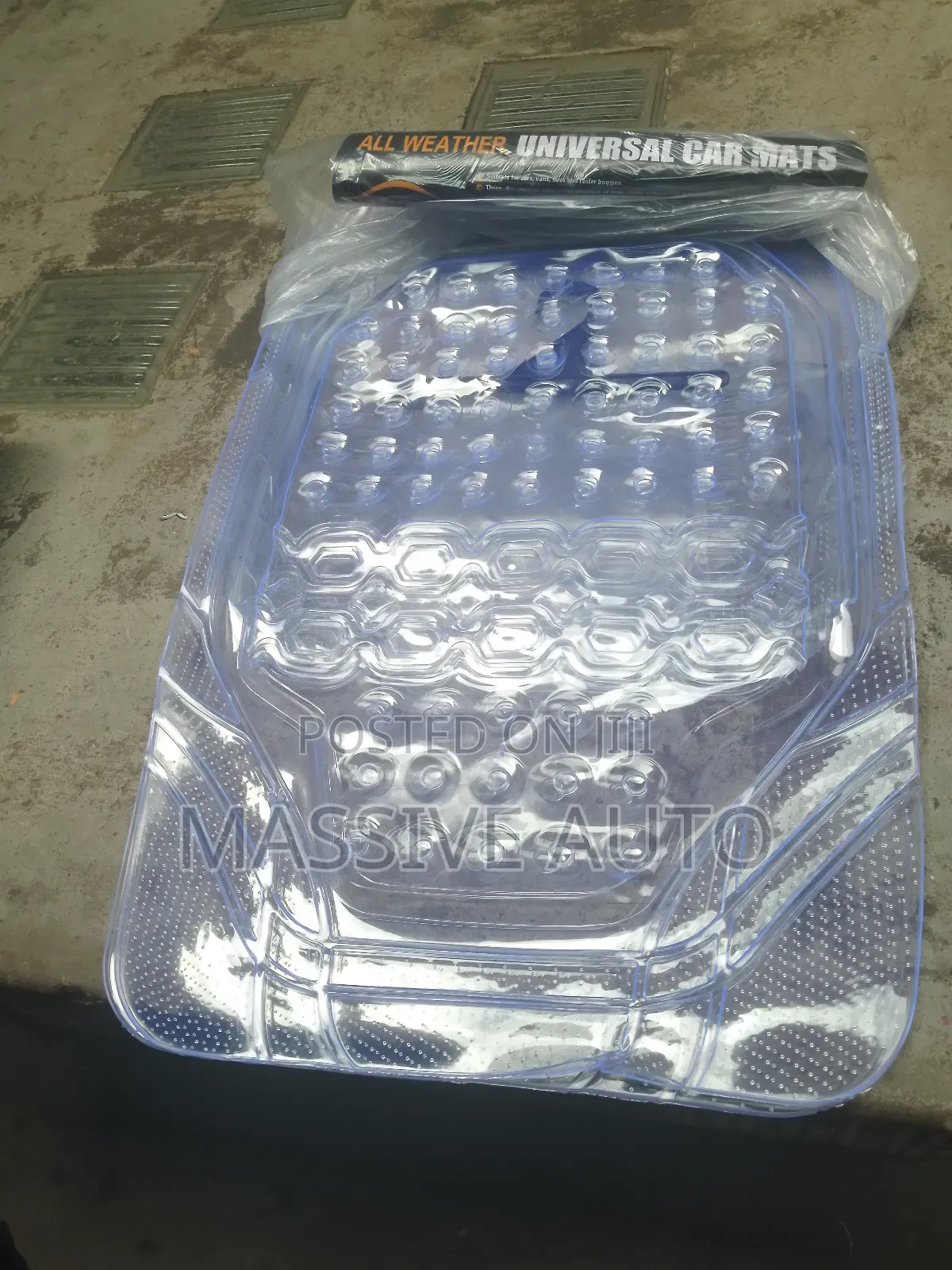 Buy 5 Seater Set Of Clear Car Floor Mats